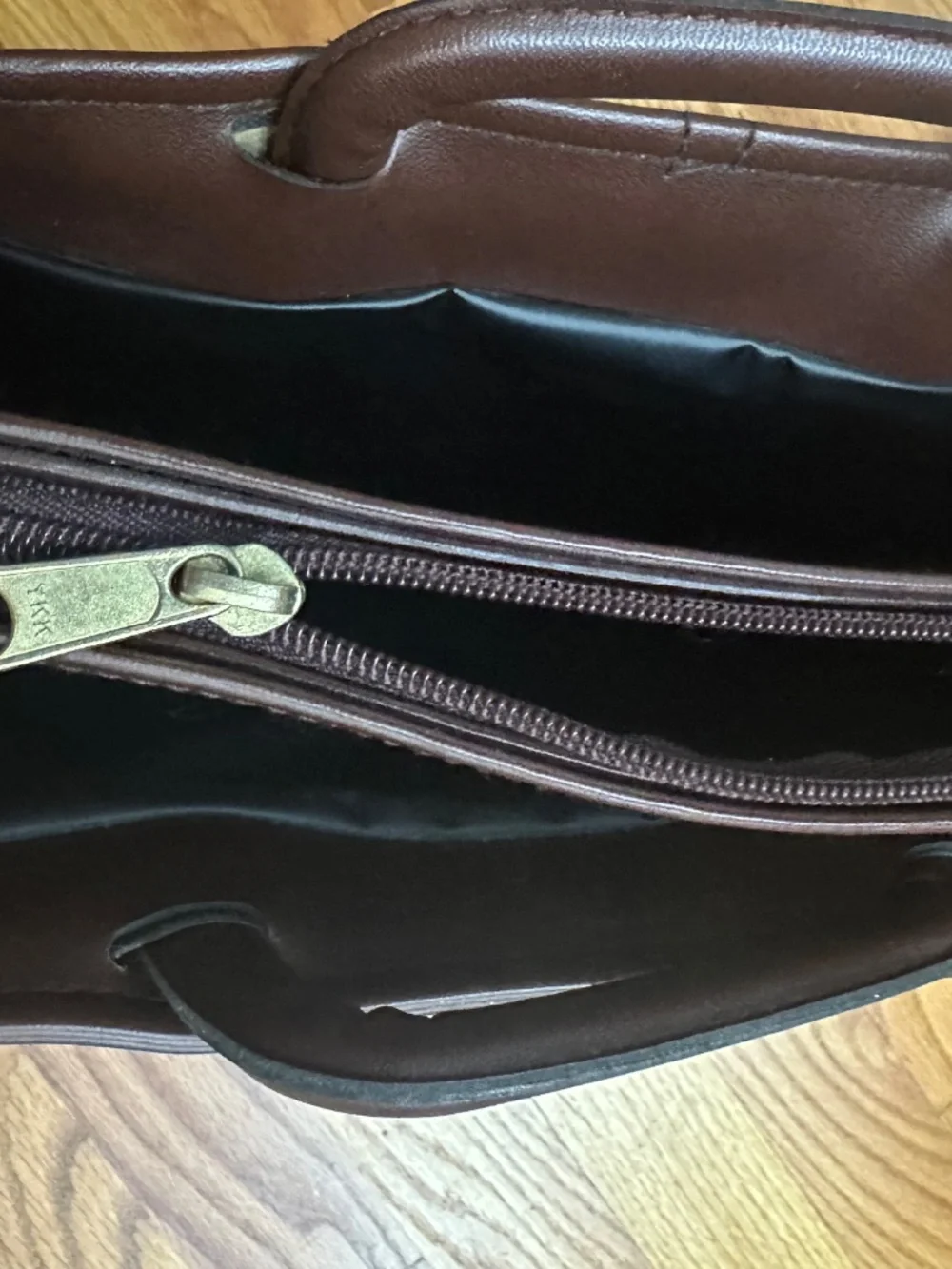 Vinted brown briefcase,
